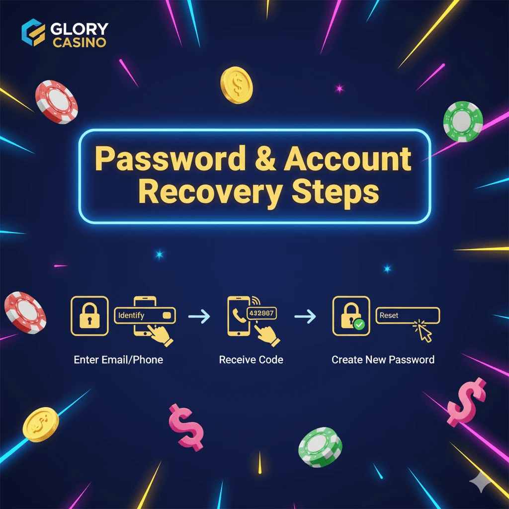 Easy password and account recovery steps at Glory Casino Bangladesh