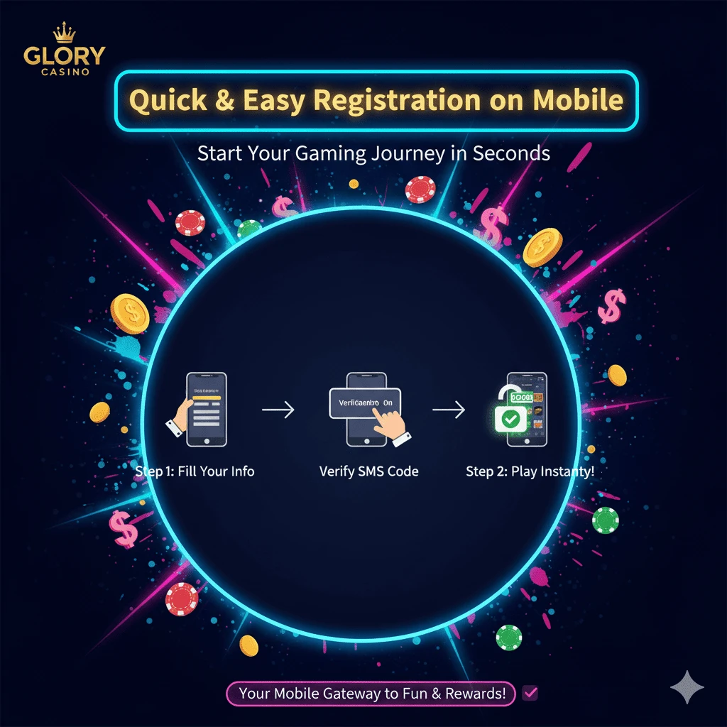 Quick and easy registration on mobile