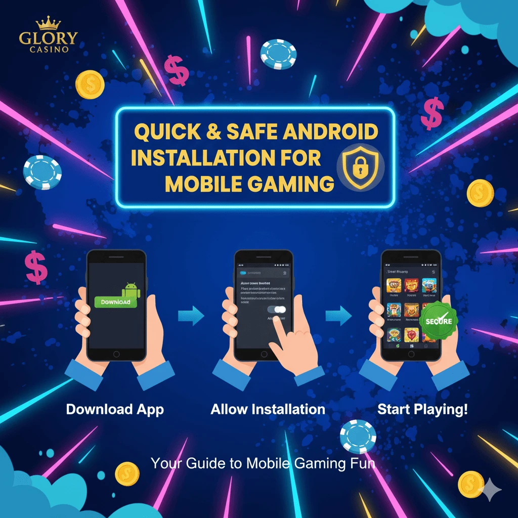 Quick and safe Android installation for mobile gaming